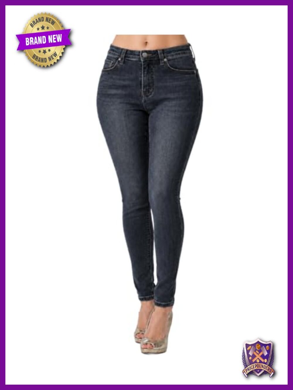 Ultra Stretch High Waisted Skinny Jeans with Pockets